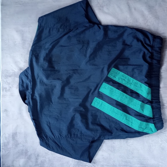 Vintage 90s Adidas Roman Tulis European Soccer School Of Excellent Windbreaker - Picture 8 of 9